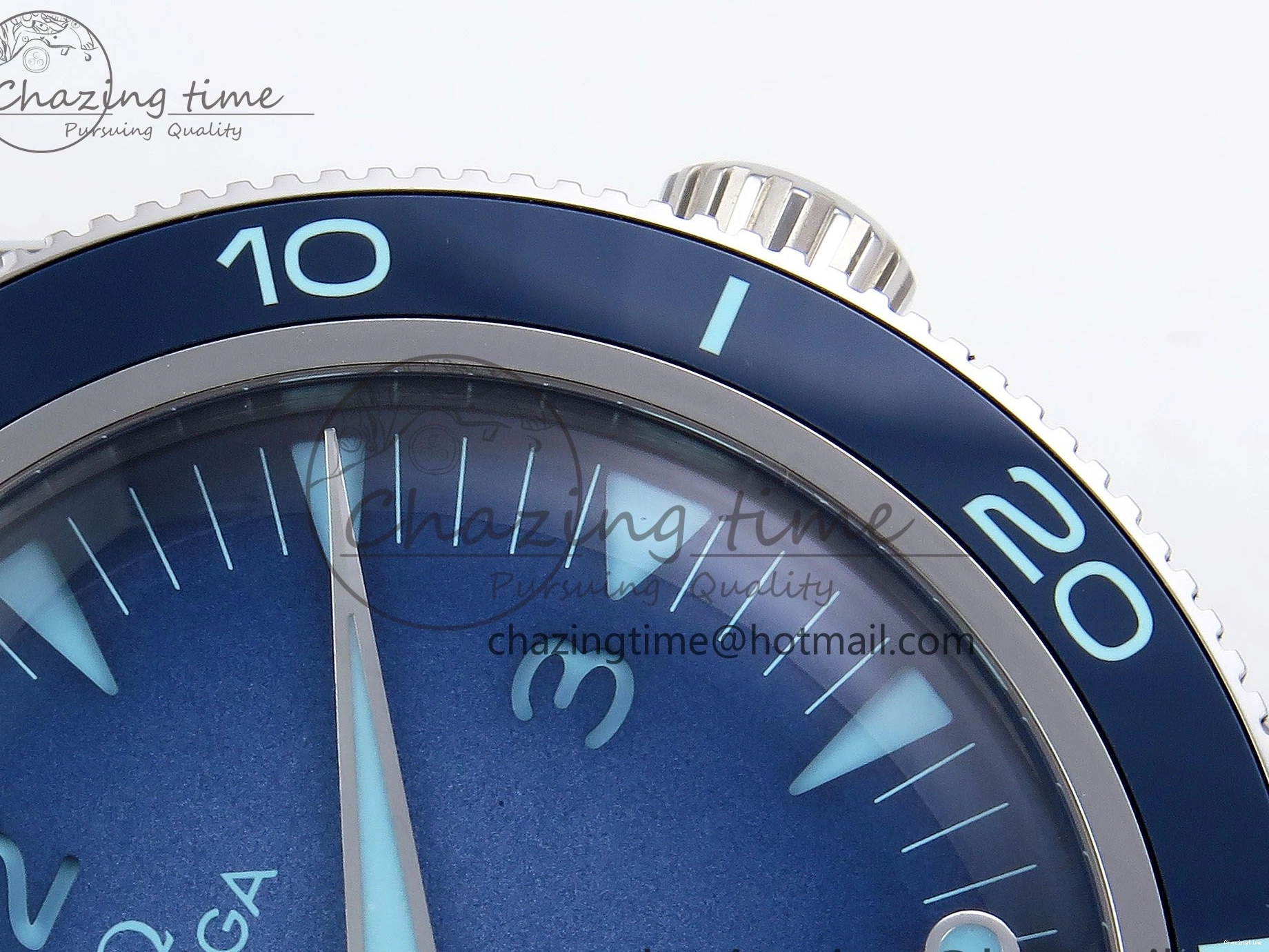 0103 Seamaster 300 Heritage VSF 1:1 Best Edition Blue Dial on SS Bracelet A8912 Super Clone Packable 7716